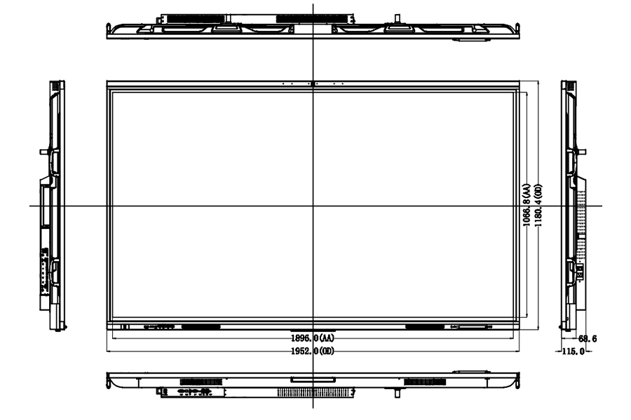 Интерактивный дисплей BOE 86" P86HS-CBRNS