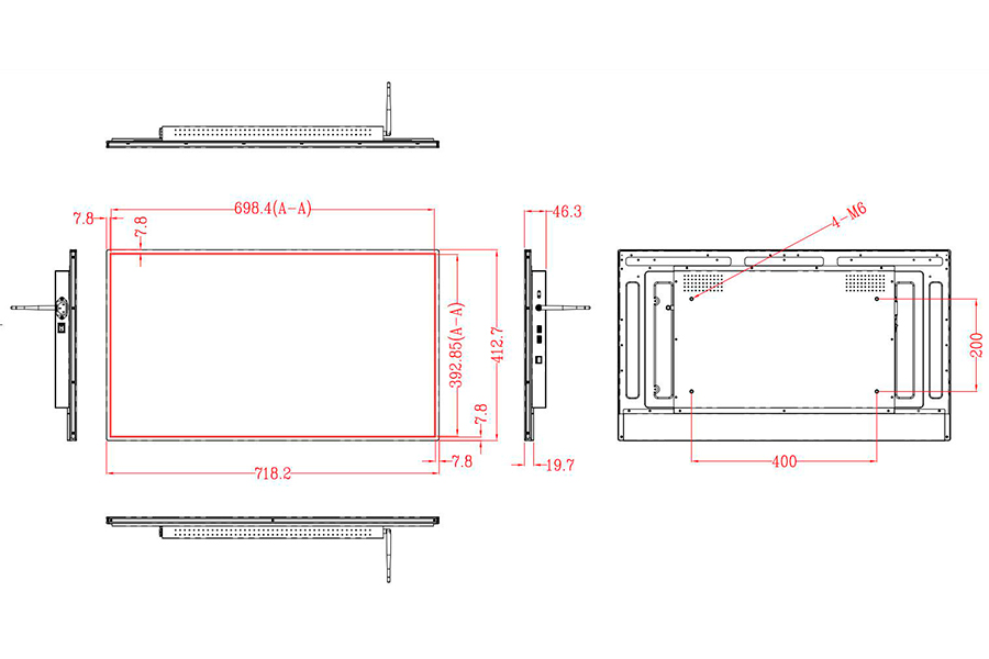 Информационный дисплей BOE 32" SL32FM-MA01