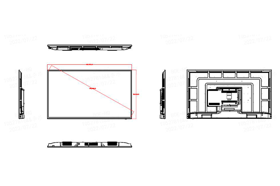 Информационный дисплей BOE 55" SL55AP-PBMM04
